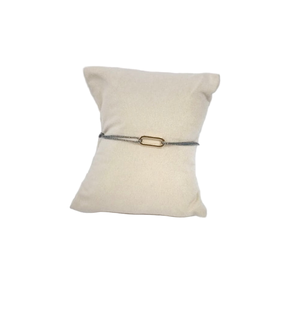 Bracelet cordon ovale