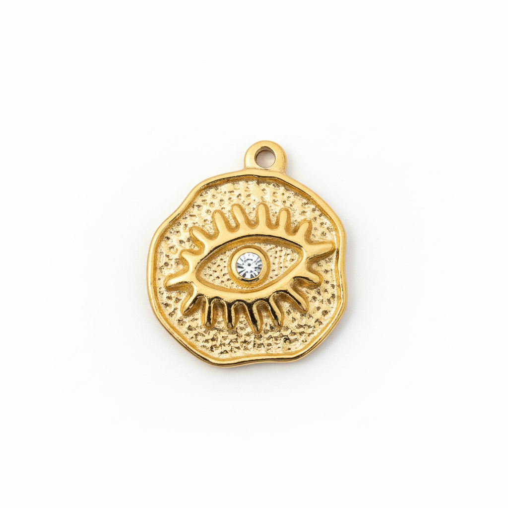 Breloque œil brillant