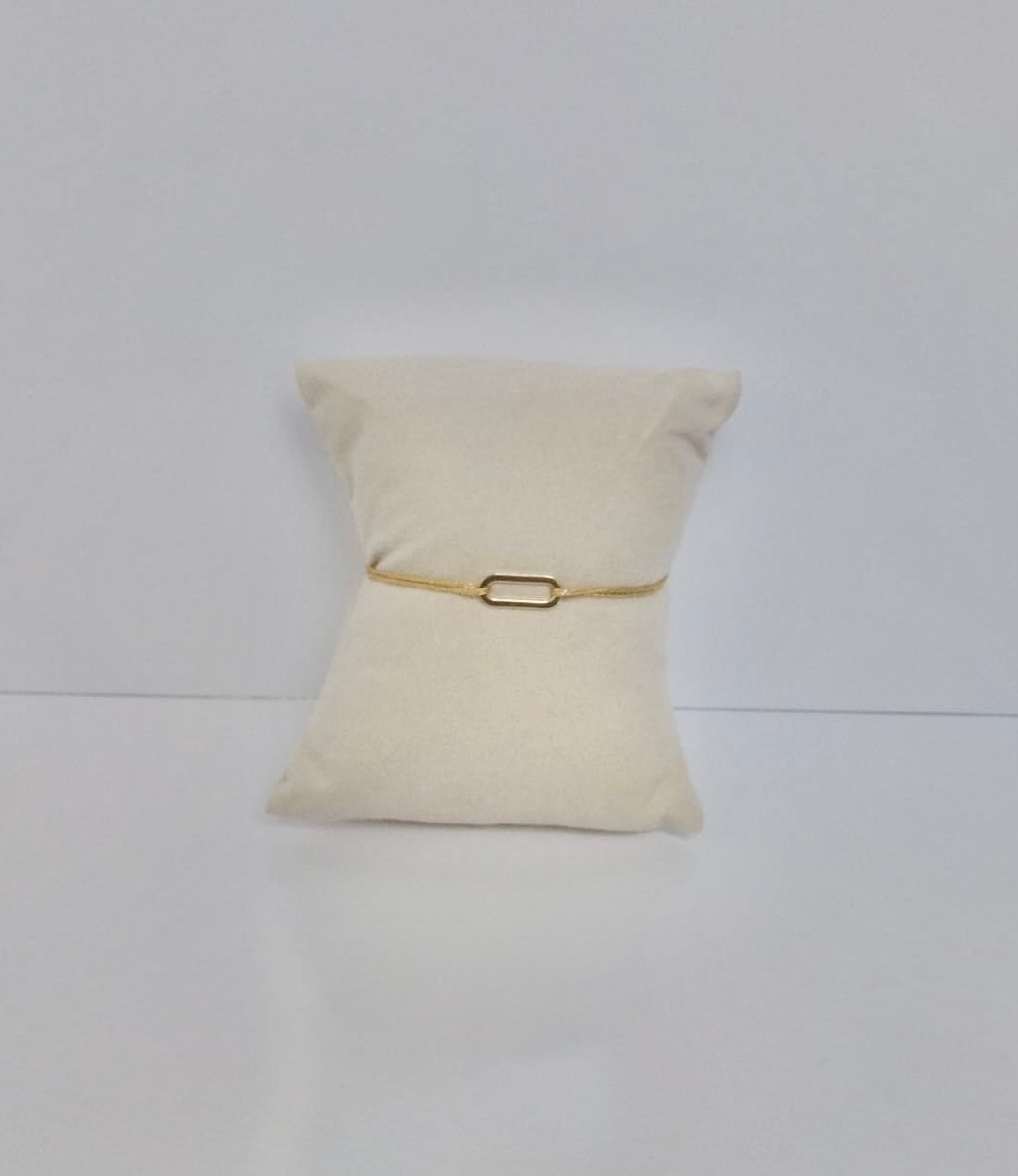 Bracelet cordon ovale