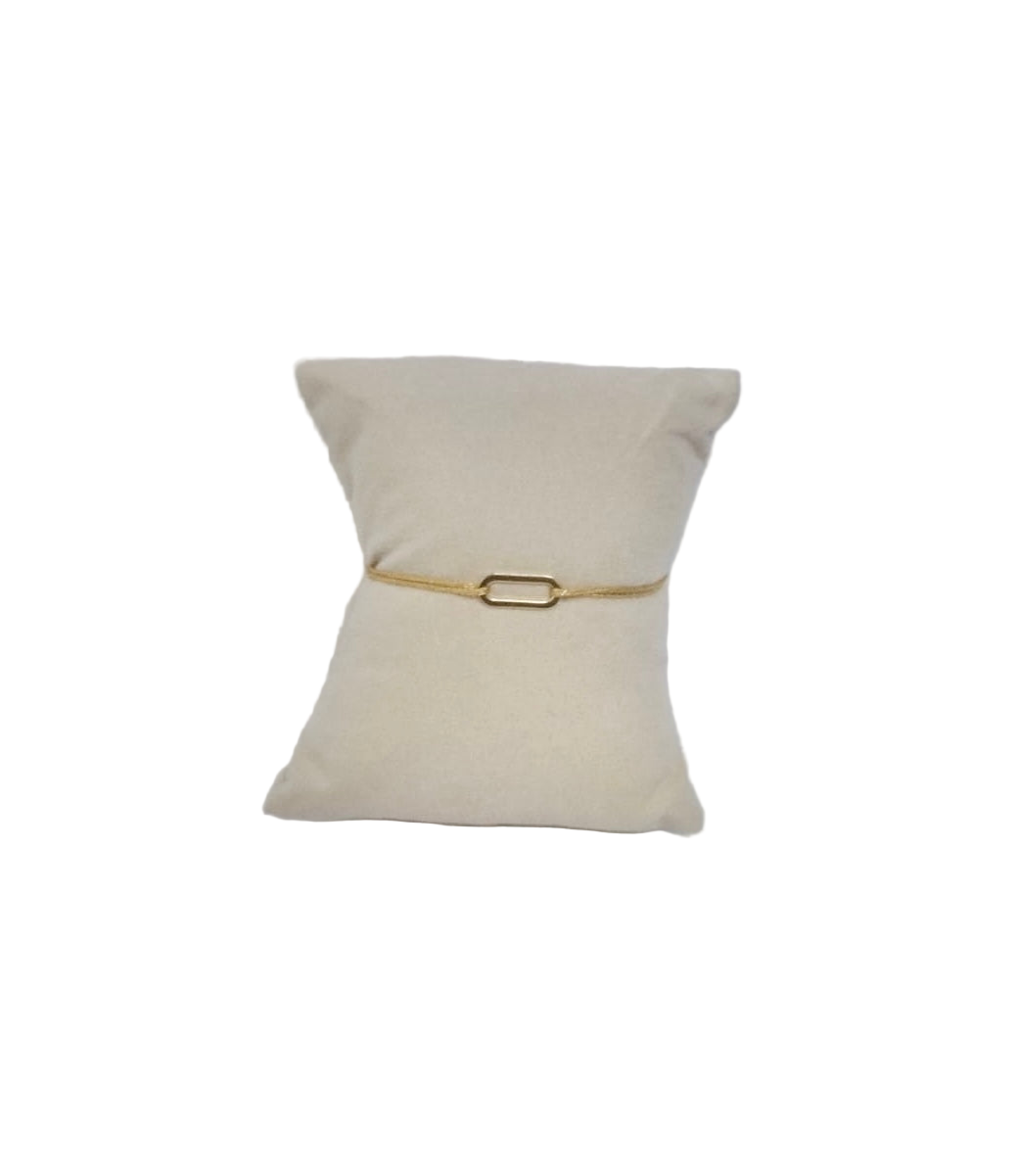 Bracelet cordon ovale