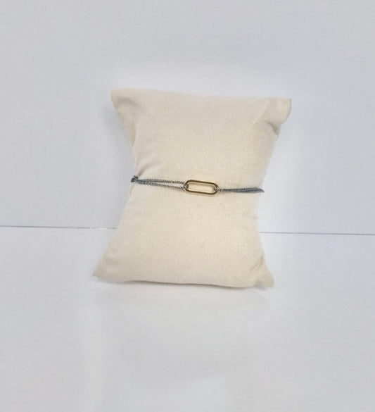 Bracelet cordon ovale