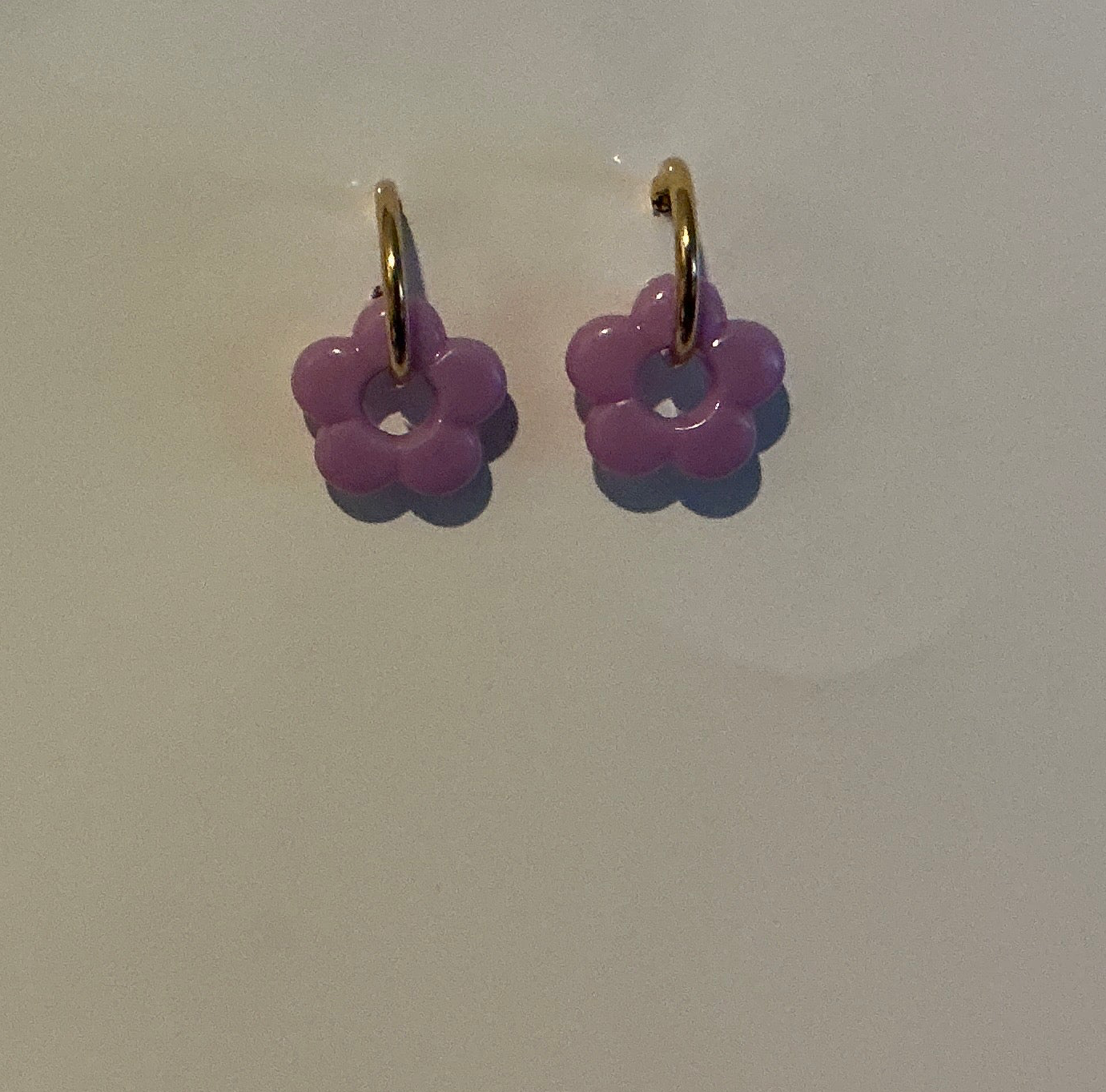 Boucle d’oreille fleur