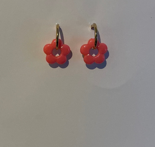 Boucle d’oreille fleur